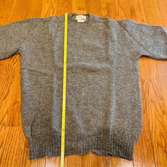 Paul Stuart Sweater Mens 100% Wool Crewneck Pullover Size Large Made In Scotland - Picture 13 of 16